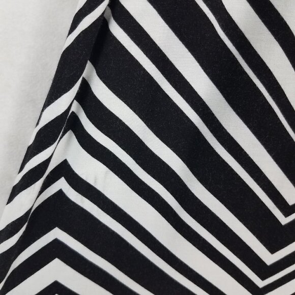 La Blanca Swimwear XS Archistripe Cover-up Maxi Dress In Black/ White Belt - Picture 8 of 8